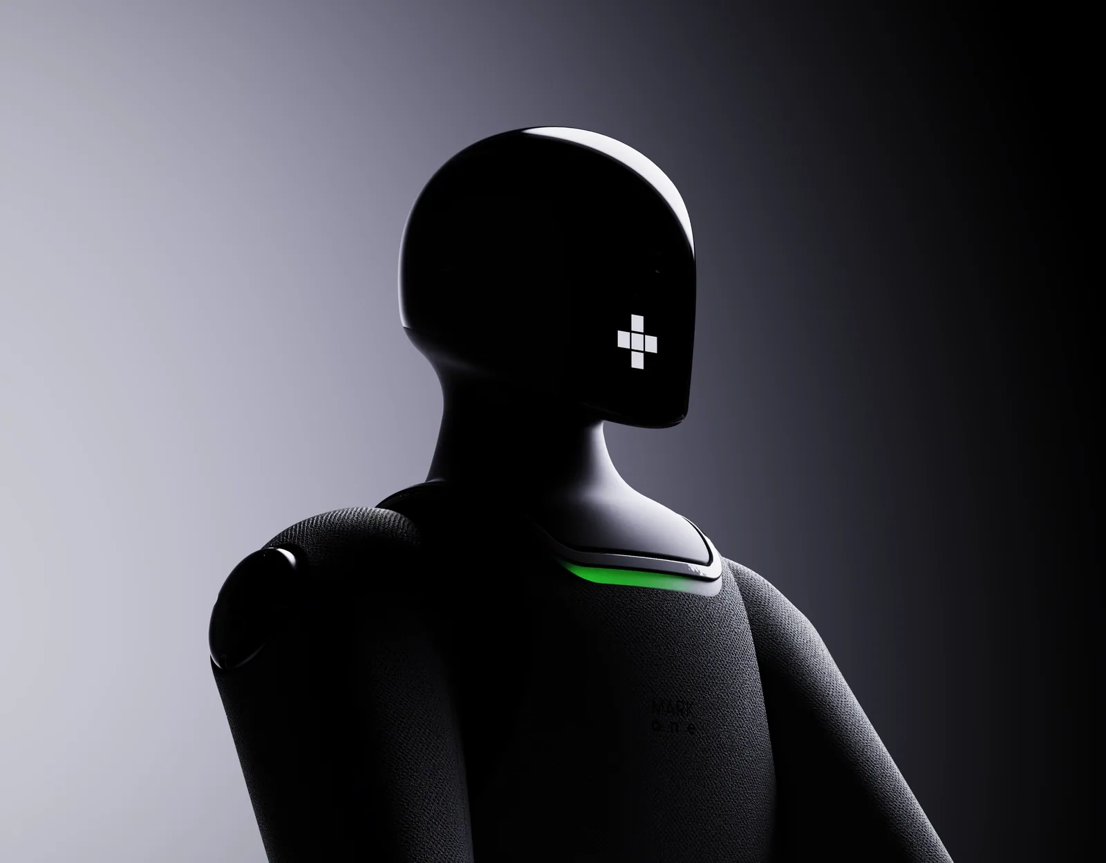 Close-up of the MARK One head with its cross-shaped display