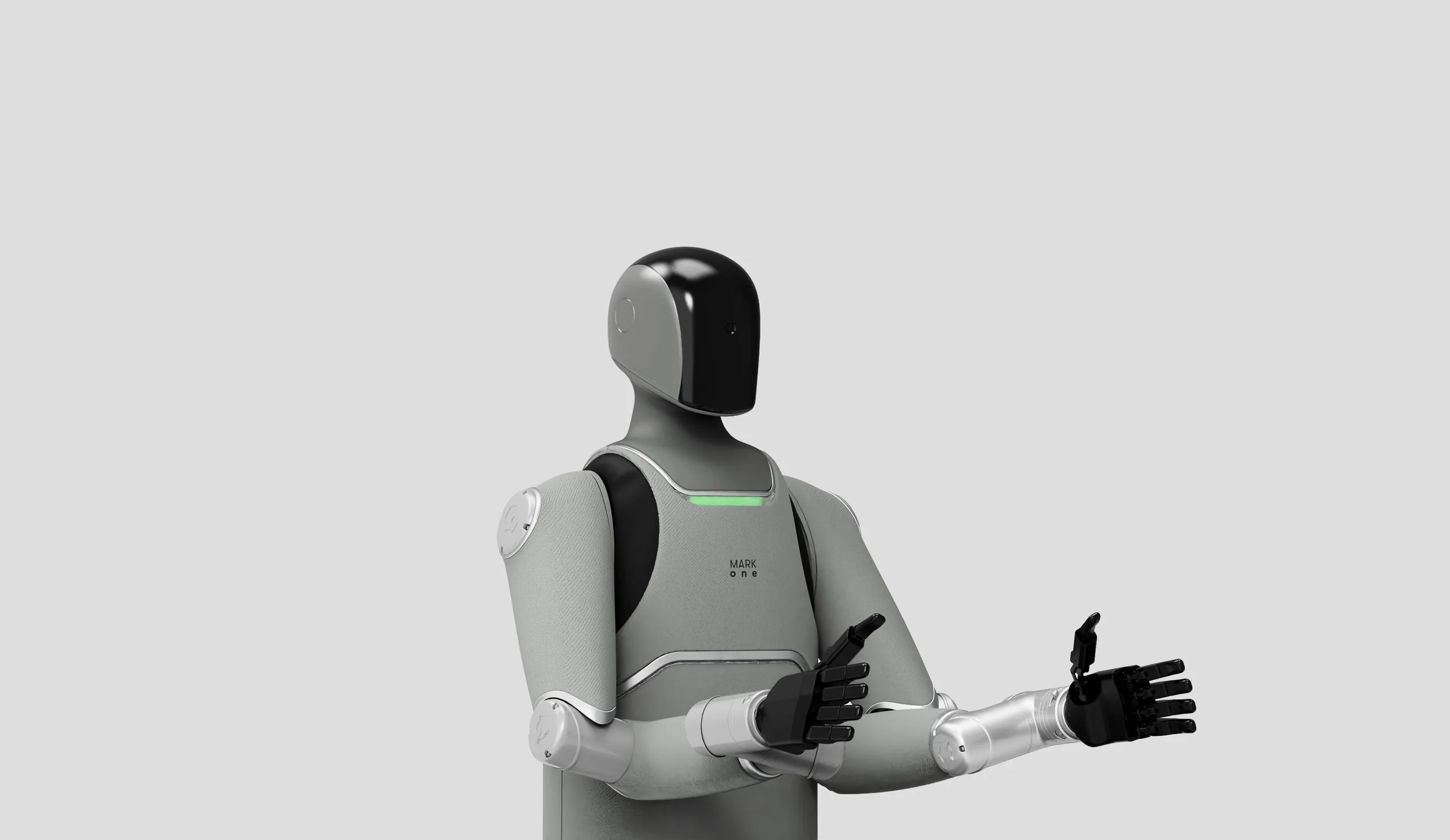 MARK One mobile industrial humanoid robot