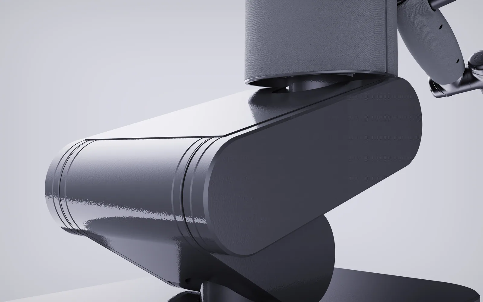 Close-up of the MARK One hip joint